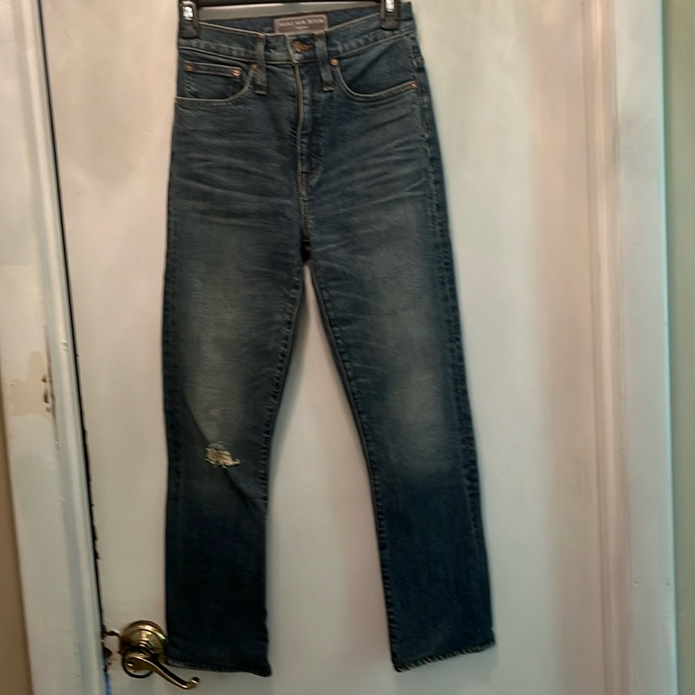 NWT, S 25, point Sur Jeans, straight leg, inseam 25, leg opening 12,